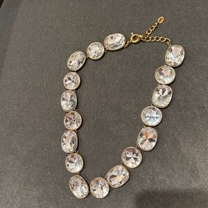 Juicy Couture Gold-Tone Necklace with Clear Crystals